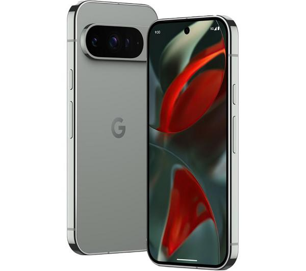Google Pixel 9 Pro 256GB Hazel showing its sleek design