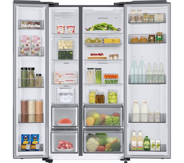 Samsung Series 8 SpaceMax Fridge Freezer in Smart Silver finish