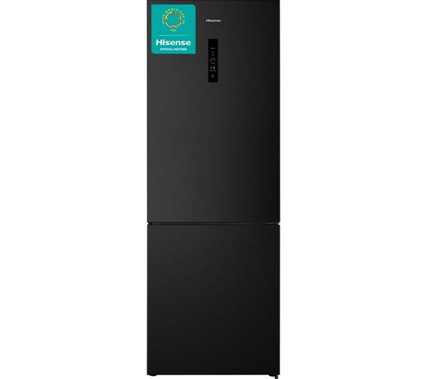 HISENSE RB645N4BFE Fridge Freezer Black – Modern kitchen appliance with a 60/40 split.
