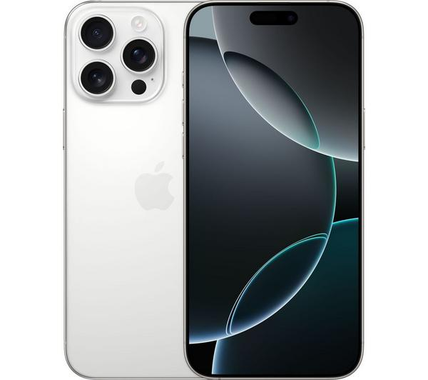 APPLE iPhone 16 Pro Max White - 256GB Titanium, front view
