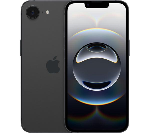 APPLE iPhone 16e 512GB Black smartphone with advanced camera features
