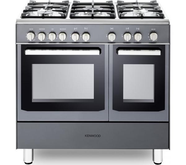 KENWOOD CK407GSL 90 cm Gas Cooker in a modern kitchen setting