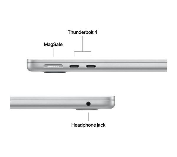 APPLE MacBook Air M4 512GB Silver featuring a stunning 13.6-inch display and M4 chip.