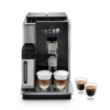 DeLonghi Maestosa EPAM960.75GLM Black Coffee Machine showcasing its sleek design and advanced features.
