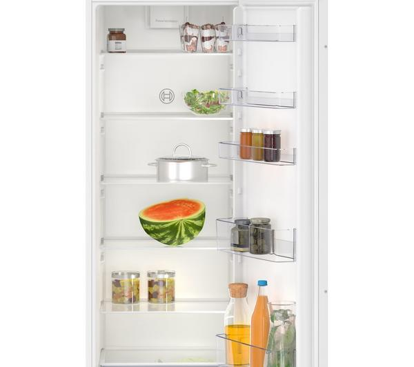 BOSCH Series 2 KIR81NSE0G Fridge integrated tall fridge interior view