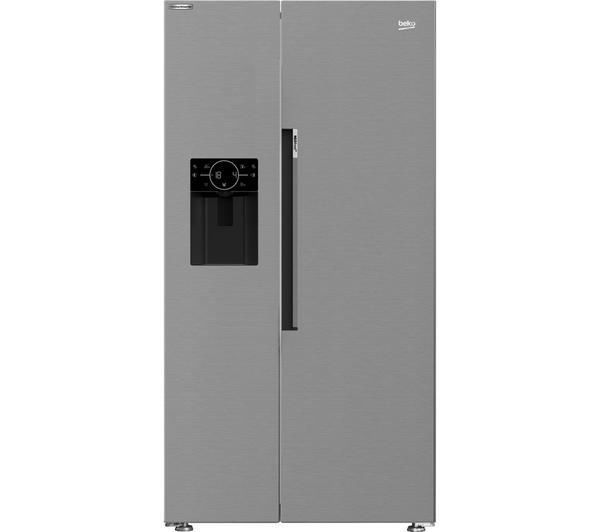 BEKO Pro HarvestFresh ASP342VPS Fridge Freezer in a modern kitchen setting.