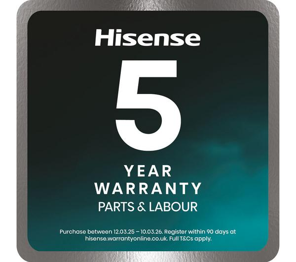 HISENSE PureFlat RF728N4SASE Stainless Steel Fridge Freezer with PureFlat design