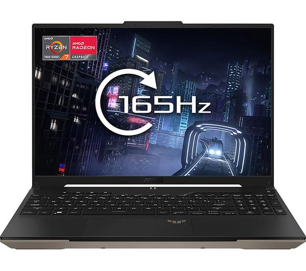 ASUS TUF Gaming A16 1TB Laptop featuring AMD Ryzen 7 processor