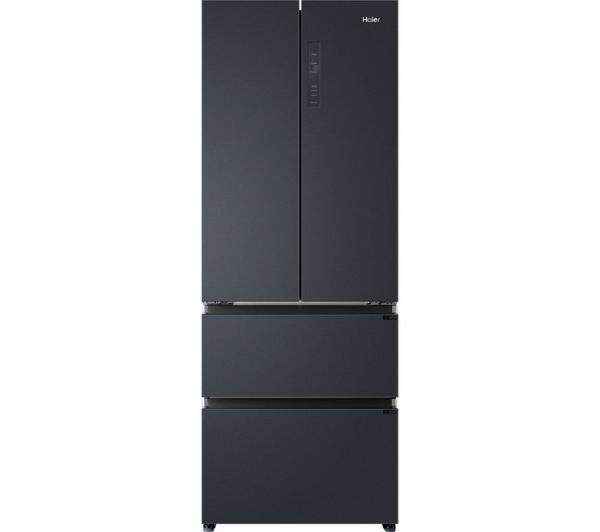 Haier HFR5719ENPB Fridge Freezer Black with Slate Black finish
