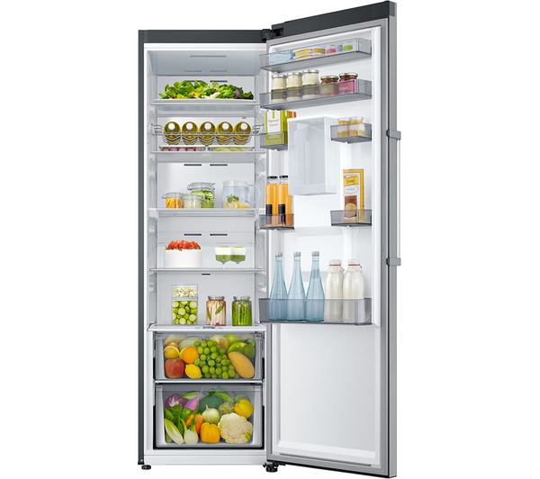 Samsung Bespoke SpaceMax Smart Fridge in Tall Stainless Black finish