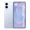 Samsung Galaxy S25 Edge 512GB Titanium in Icy Blue, showcasing its sleek titanium frame and advanced camera.