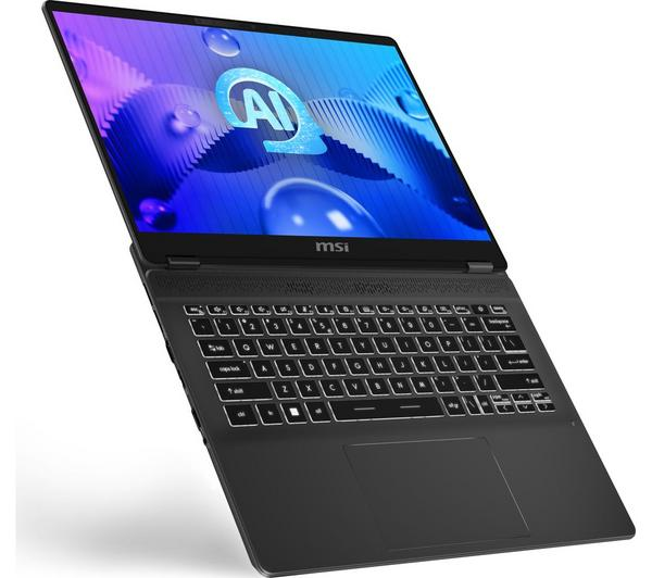 MSI Prestige 14 AI Evo Grey Laptop with 1TB SSD