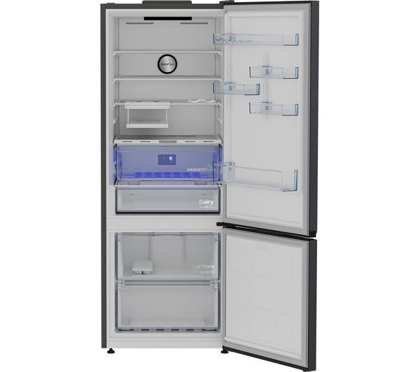 BEKO Pro HarvestFresh AeroFlow Fridge Freezer in Anthracite finish