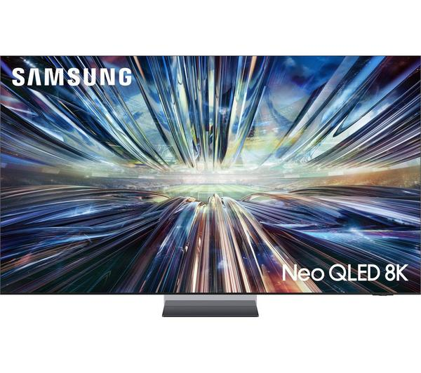 Samsung QE85QN900DTXXU 85 inch 8K TV showcasing its vibrant Neo QLED technology.