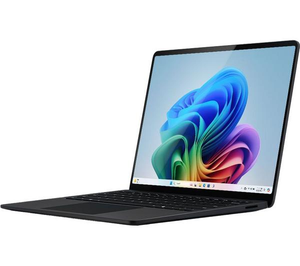 Microsoft Surface Laptop Copilot+ Black showcasing its premium build and modern aesthetic.