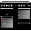 LEISURE Cookmaster CK100C210K Black Cooker with electric ceramic hob