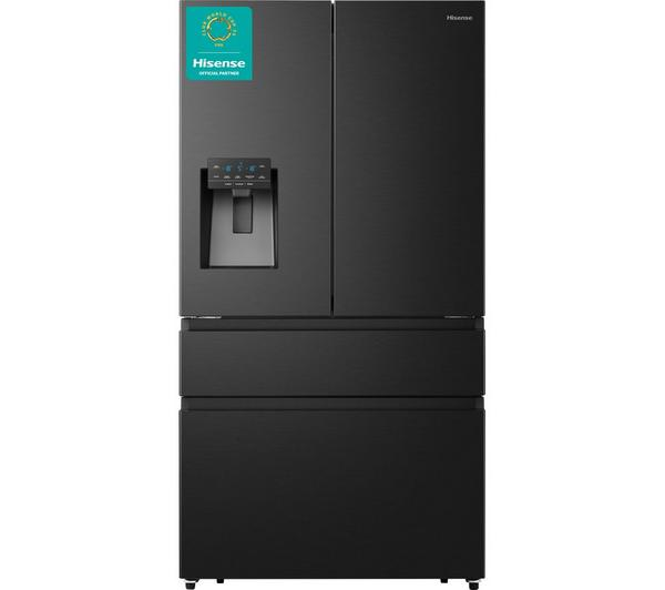 Hisense PureFlat RF728N4SBFE Black Fridge Freezer with Smart Features