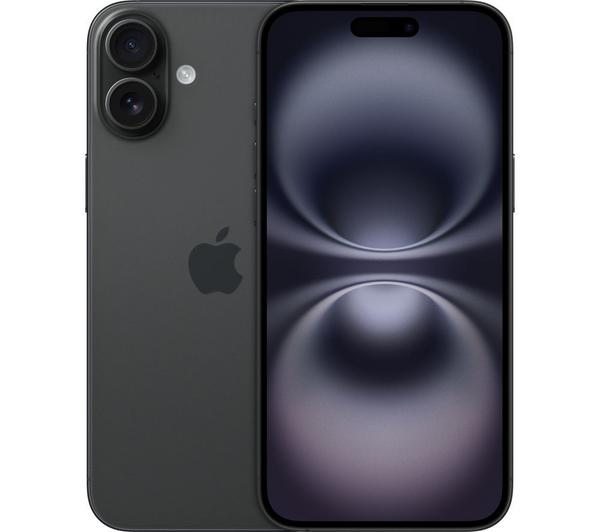 APPLE iPhone 16 Plus Black featuring a stunning display and advanced camera system.