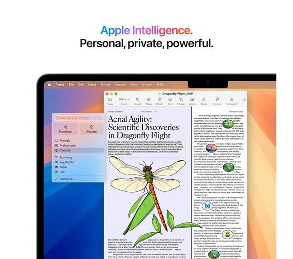 APPLE MacBook Air M4 512GB Silver laptop on a desk