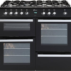 Flavel Milano 100 MLN10FRK Black Dual Fuel Range Cooker