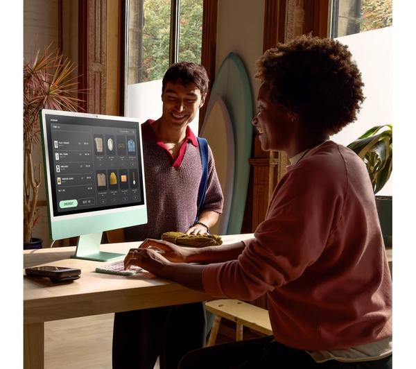 APPLE iMac 4.5K 24″ M4 Blue with M4 chip and 512GB SSD