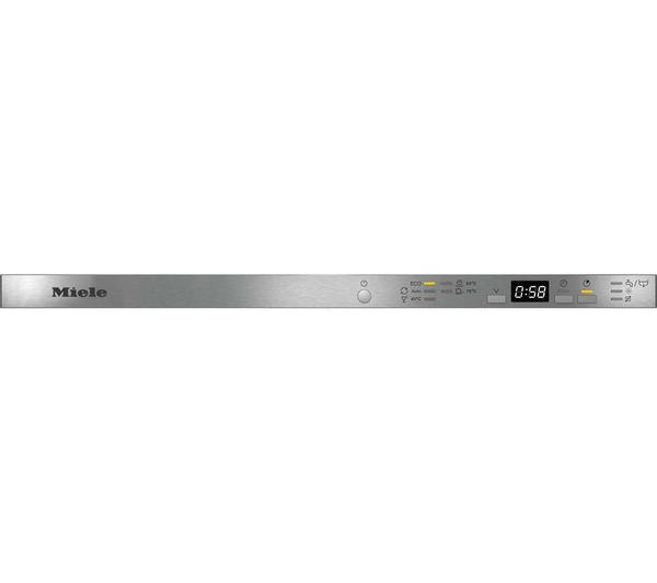 Miele Active Plus G5450 SCVi Dishwasher integrated into a modern kitchen cabinet.