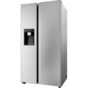 Haier HSW59F18DIMM American Fridge Freezer in Platinum Inox finish
