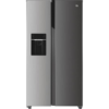 HOOVER HOSR-5918EIXK-1 Inox Fridge Freezer – Stylish American Style Fridge Freezer