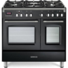 KENWOOD CK435BL 90 cm Dual Fuel Range Cooker in Black