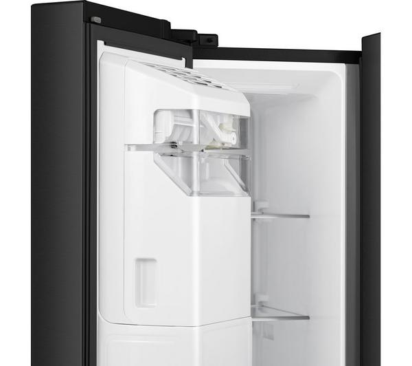 HISENSE RS818N4TFE Fridge Freezer Black Steel | PureFlat Infinite