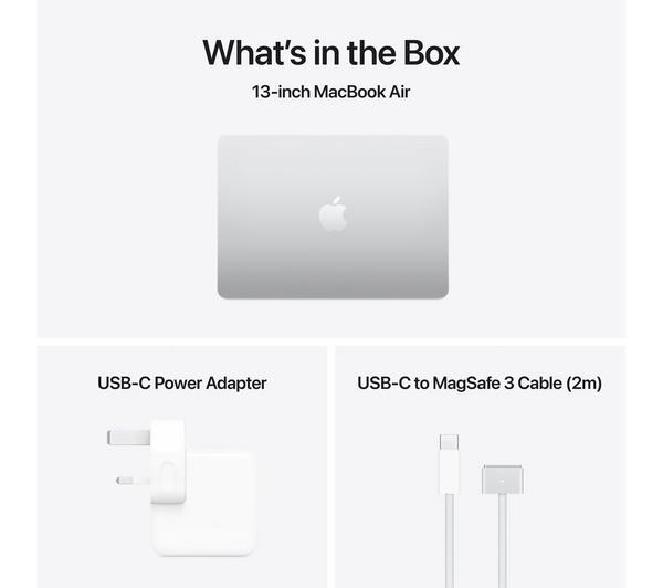 APPLE MacBook Air M4 512GB Silver featuring a 13.6-inch display.