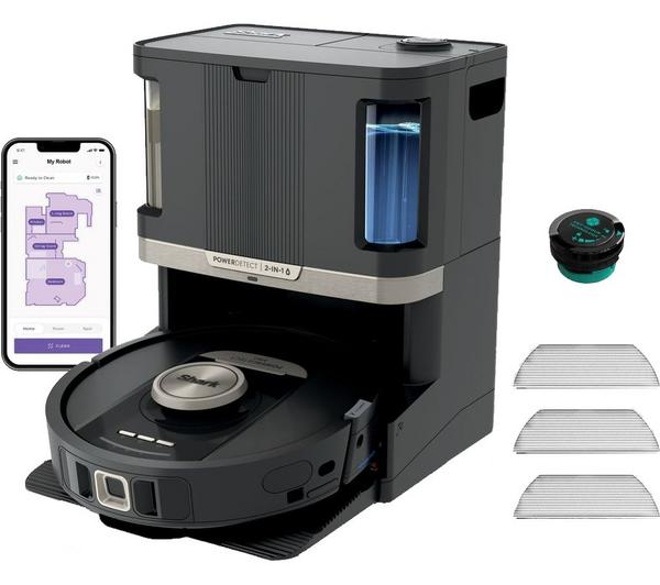 SHARK RV2800ZEUK Robot Vacuum Black cleaning floors