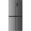 BEKO Pro HarvestFresh GN15880VPX Fridge Freezer in brushed steel, showcasing its modern design and spacious interior.