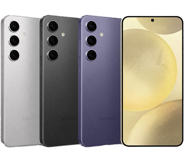 Samsung Galaxy S24 128GB Cobalt Violet in a vibrant cobalt violet color.