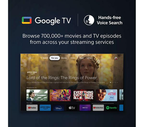 Sony KD-55X85LU 55 inch 4K TV with vibrant HDR LED display