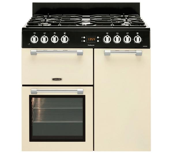 LEISURE Cookmaster CK90F232C Cream 90cm Dual Fuel Range Cooker in Cream