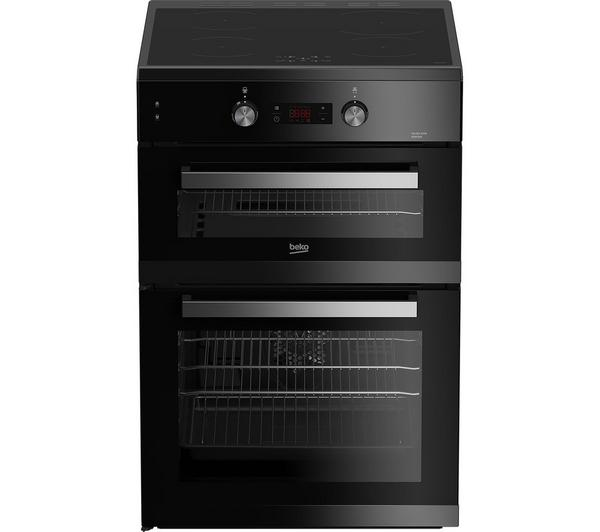 BEKO Pro BDI6C65K electric cooker in sleek black finish