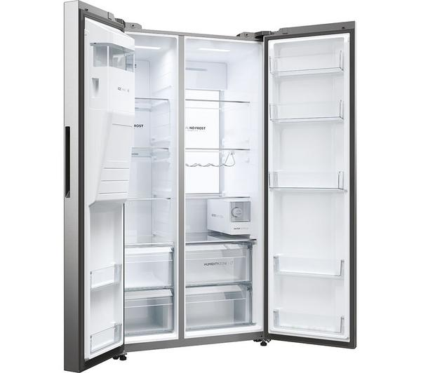 Haier HSW79F18CIMM Platinum Inox Fridge Freezer with Smart Technology