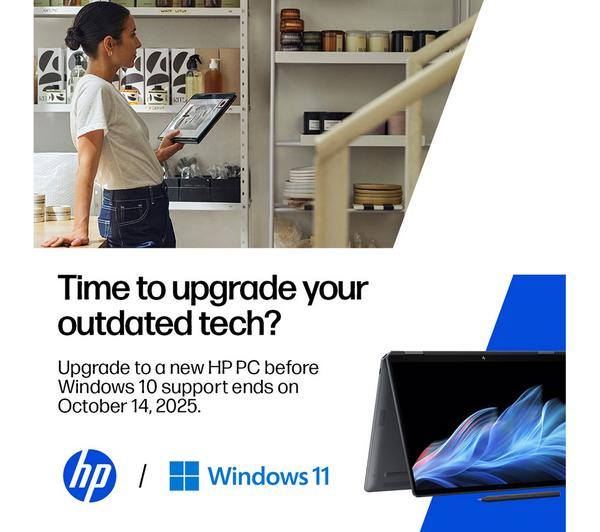 HP OmniBook X 14" Silver Laptop with Snapdragon X Elite