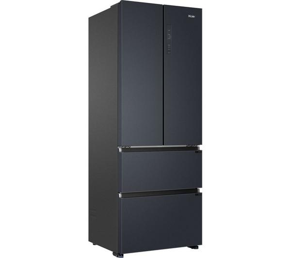 Haier HFR5719ENPB Fridge Freezer Black door detail