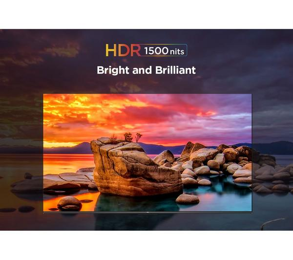TCL 85C805K 85 inch Mini LED QLED TV front view