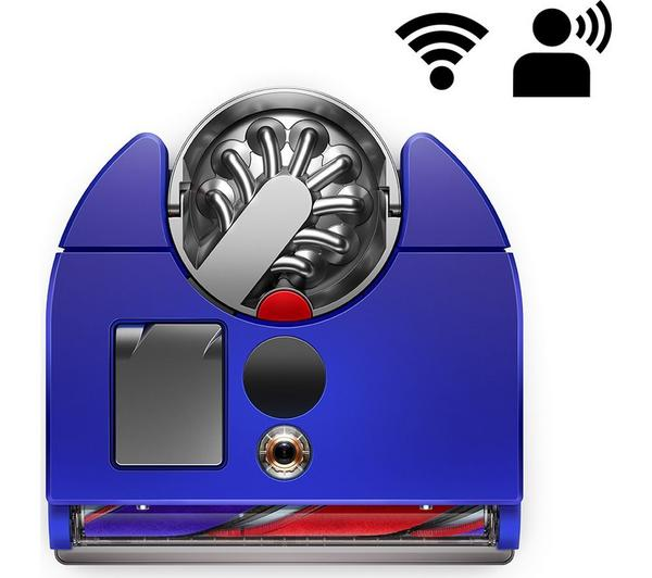 Dyson 360 Vis Nav Robot Vacuum cleaning a modern living room