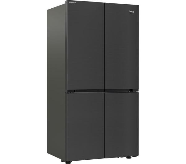 BEKO Pro HarvestFresh GN446224VPZ Black Fridge Freezer with advanced cooling technology