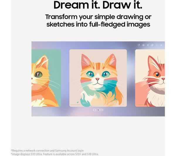 Samsung Galaxy Tab S10+ Silver front view with stylus