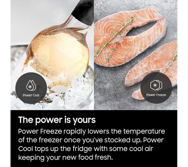 Samsung Series 8 SpaceMax Fridge Freezer in Gentle Silver Matte